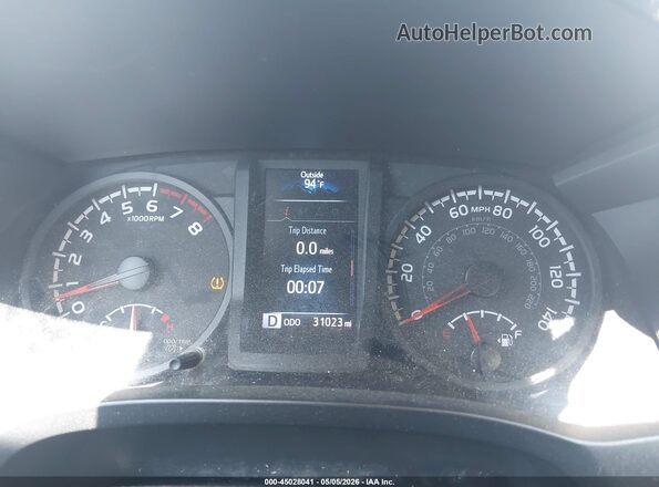 3TYCZ5AN9PT165700 2023 TOYOTA TACOMA Красный Вид задних сидений