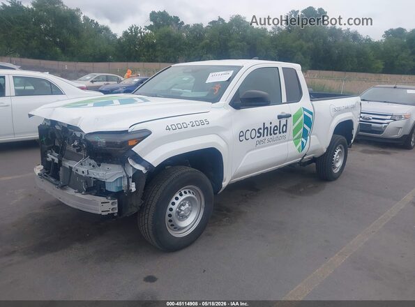 3TYJDAHN2ST024156 2025 TOYOTA TACOMA White Առջևի ձախ երեք քառորդ տեսարան