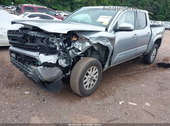 3TYKB5FN2ST018488 2025 TOYOTA TACOMA 2WD Silver Առջևի ձախ երեք քառորդ տեսարան