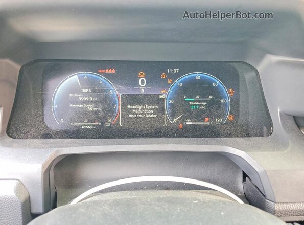 3TYKB5FN4RT007504 2024 TOYOTA TACOMA White Вид щитка приладів
