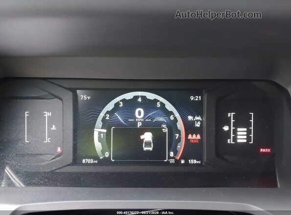 3TYKB5FN7ST027266 2025 TOYOTA TACOMA Red Widok tylnych siedzeń