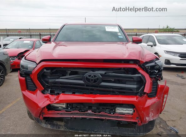3TYKB5FN7ST027266 2025 TOYOTA TACOMA Red Widok zestawu wskaźników