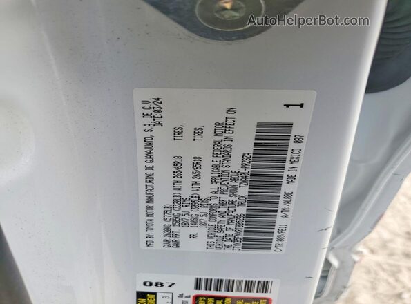 3TYKB5FNXRT005286 2024 TOYOTA TACOMA White 