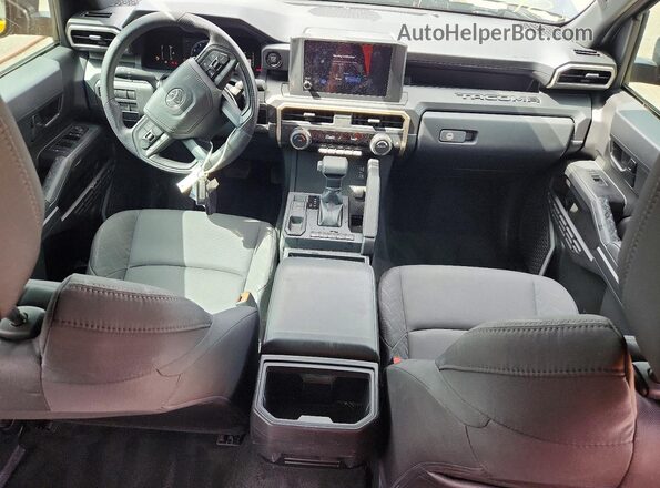 3TYKD5HN2ST034133 2025 TOYOTA TACOMA Gray Dashboard view