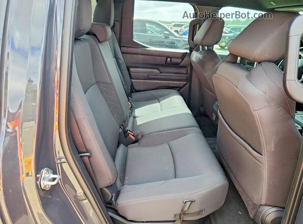 3TYKD5HN2ST034133 2025 TOYOTA TACOMA Gray Rear seats view