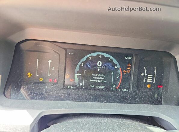 3TYKD5HN2ST034133 2025 TOYOTA TACOMA Gray Instrument cluster view