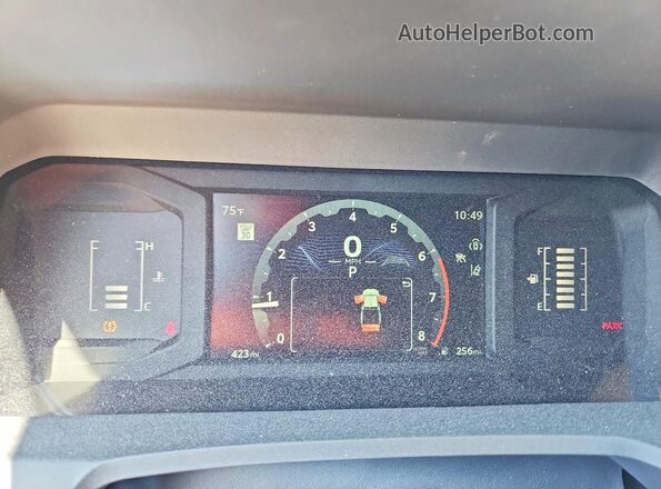 3TYKD5HN3TT040069 2026 TOYOTA TACOMA Белый Вид щитка приборов