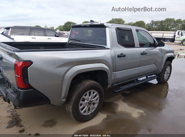 3TYKD5HN5ST018606 2025 TOYOTA TACOMA Серебряный Задняя правая четверть