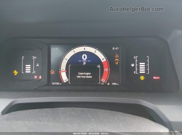 3TYKD5HN5ST018606 2025 TOYOTA TACOMA Серебряный Вид задних сидений