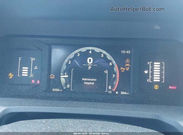 3TYKD5HN9ST024232 2025 TOYOTA TACOMA Gray უკანა სავარძლების ხედი