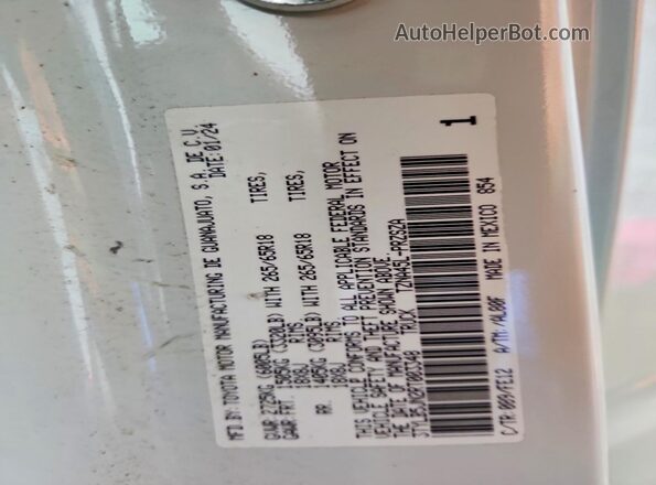 3TYLB5JN2RT003348 2024 TOYOTA TACOMA White 