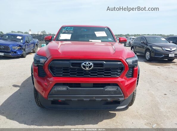 3TYLC5LN2ST047446 2025 TOYOTA TACOMA HYBRID Red Instrument cluster view