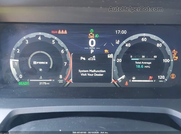 3TYLC5LN4TT060099 2026 TOYOTA TACOMA HYBRID Gold Vista de los asientos traseros
