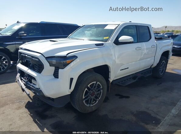 3TYLC5LN6RT011382 2024 TOYOTA TACOMA HYBRID White Առջևի ձախ երեք քառորդ տեսարան