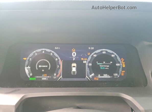 3TYLC5LN6ST049801 2025 TOYOTA TACOMA Green ხელსაწყოთა პანელის ხედი