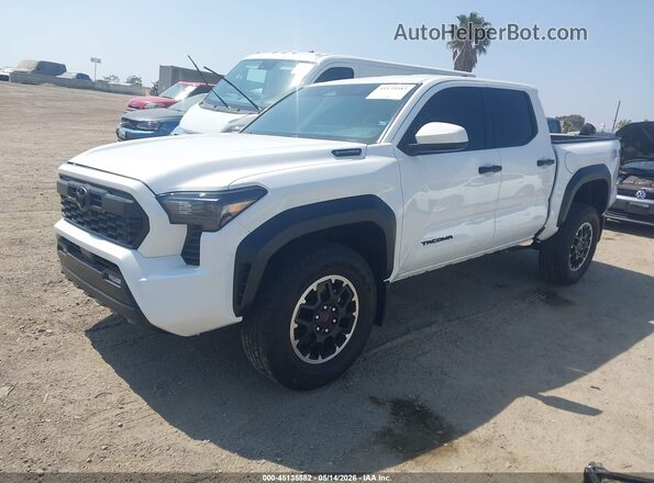 3TYLC5LN7ST034241 2025 TOYOTA TACOMA HYBRID White Առջևի ձախ երեք քառորդ տեսարան