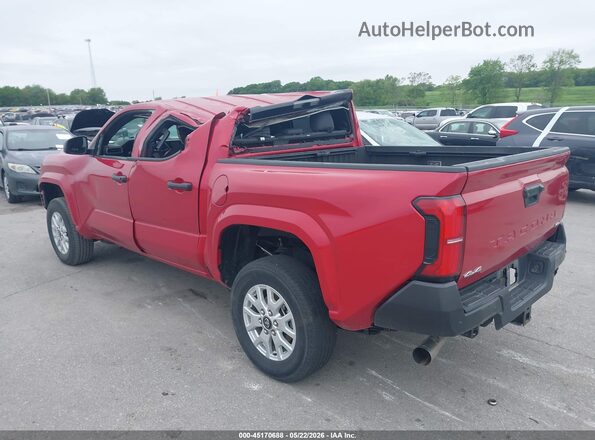 3TYLD5KN7RT009476 2024 TOYOTA TACOMA Red Հետևի ձախ