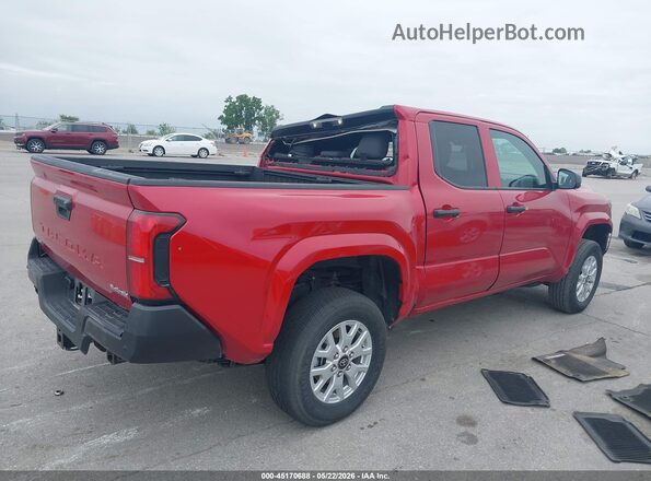 3TYLD5KN7RT009476 2024 TOYOTA TACOMA Red Հետևի աջ