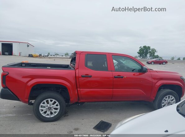 3TYLD5KN7RT009476 2024 TOYOTA TACOMA Red Սալոնի հետևի տեսք