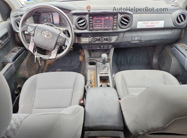 3TYRX5GN2LT005434 2020 TOYOTA TACOMA Silver Dashboard view