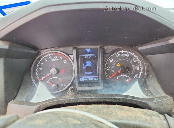 3TYRX5GN2LT005434 2020 TOYOTA TACOMA Silver Instrument cluster view