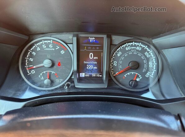3TYRZ5CN4PT034259 2023 TOYOTA TACOMA White Widok deski rozdzielczej