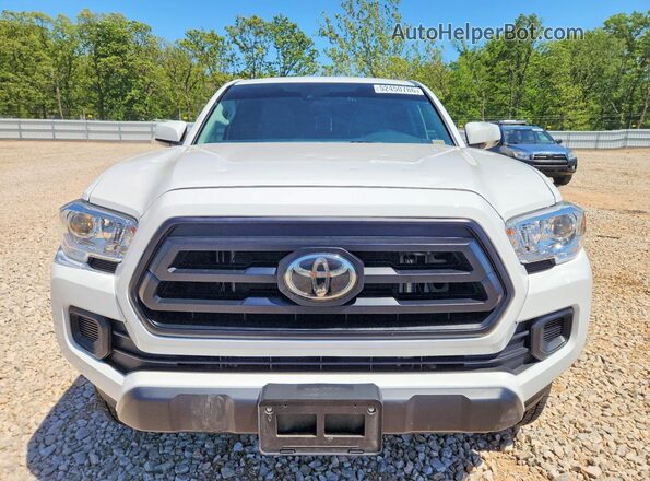 3TYSX5EN0MT009679 2021 TOYOTA TACOMA White Դիմացի տեսք