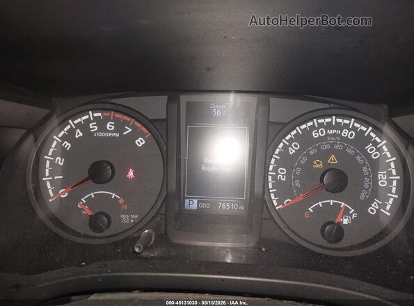 3TYSX5EN2NT013234 2022 TOYOTA TACOMA Gray Вид задніх сидінь