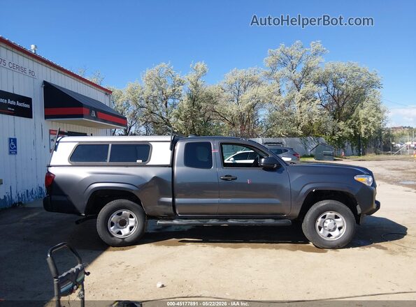 3TYSX5EN4MT003562 2021 TOYOTA TACOMA Gray Rear interior view