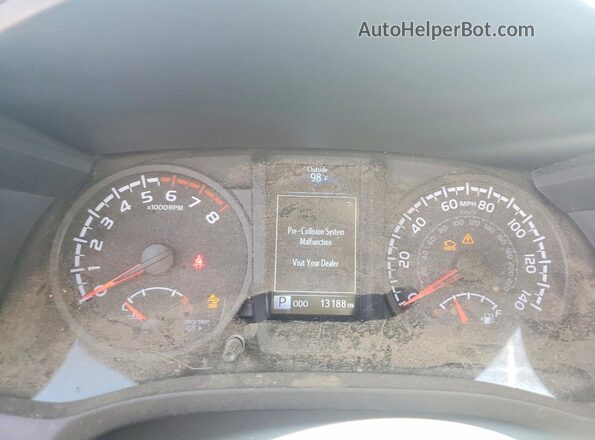 3TYSX5EN5PT022688 2023 TOYOTA TACOMA White Vista del cuadro de instrumentos