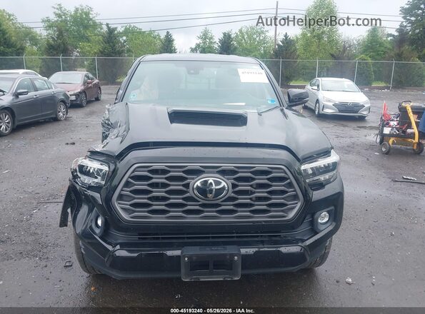 3TYSZ5ANXNT077215 2022 TOYOTA TACOMA Black Dashboard view