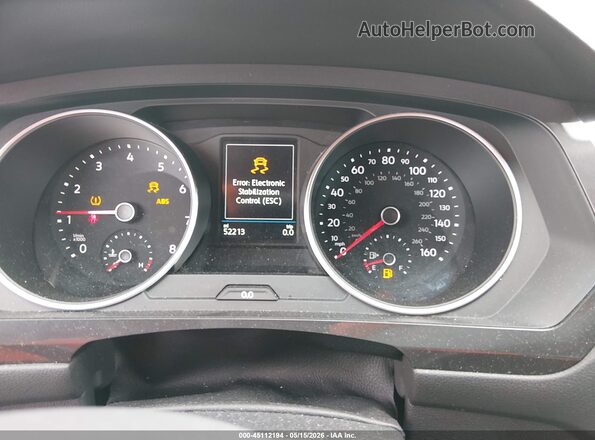 3VV0B7AX0KM054950 2019 VOLKSWAGEN TIGUAN Gray 