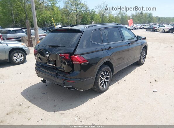 3VV0B7AX1MM019577 2021 VOLKSWAGEN TIGUAN Black Задня права чверть