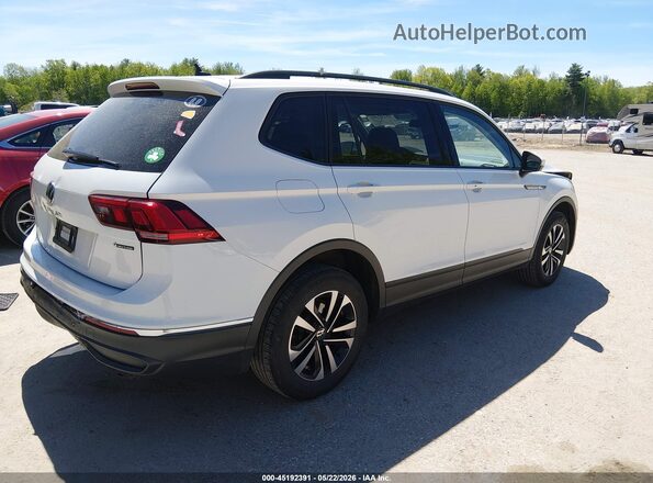 3VV0B7AX1NM153118 2022 VOLKSWAGEN TIGUAN Белый Задняя правая четверть