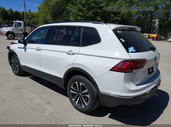 3VV0B7AX1NM153118 2022 VOLKSWAGEN TIGUAN Белый Задняя левая четверть