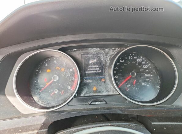 3VV0B7AX2LM069385 2020 VOLKSWAGEN TIGUAN White Widok zestawu wskaźników