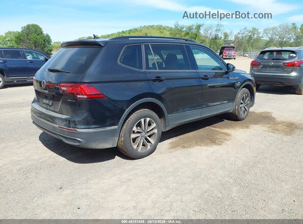 3VV0B7AX3NM169952 2022 VOLKSWAGEN TIGUAN Черный Задняя правая четверть