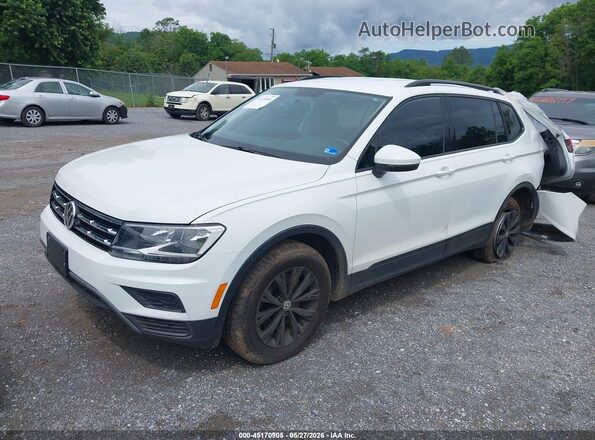3VV0B7AX5KM007123 2019 VOLKSWAGEN TIGUAN White Առջևի ձախ երեք քառորդ տեսարան