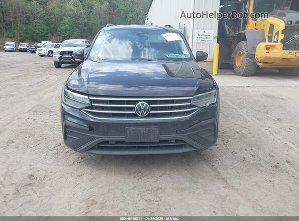 3VV0B7AX7NM045103 2022 VOLKSWAGEN TIGUAN Black ხელსაწყოთა პანელის ხედი