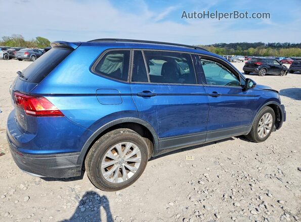 3VV0B7AX8JM018454 2018 VOLKSWAGEN TIGUAN Blue Trasero derecho