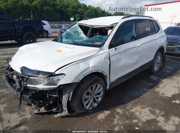 3VV1B7AX0JM075042 2018 VOLKSWAGEN TIGUAN White Vista tres cuartos delantera izquierda
