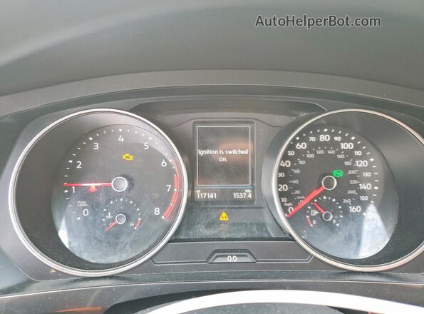 3VV1B7AX0JM124353 2018 VOLKSWAGEN TIGUAN Gray 