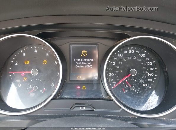 3VV1B7AX1KM039698 2019 VOLKSWAGEN TIGUAN White უკანა სავარძლების ხედი