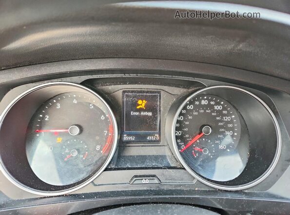 3VV1B7AX2LM076969 2020 VOLKSWAGEN TIGUAN Черный Вид щитка приборов