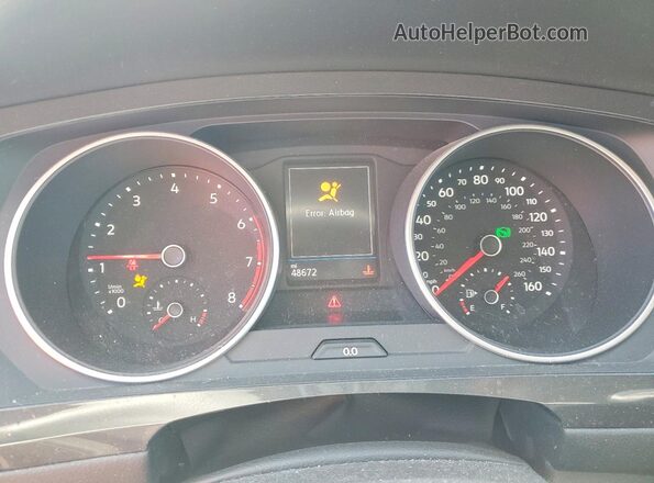 3VV1B7AX2LM165327 2020 VOLKSWAGEN TIGUAN Gray Vista del cuadro de instrumentos