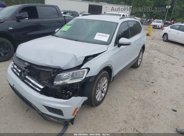 3VV1B7AX5JM017976 2018 VOLKSWAGEN TIGUAN White წინა მარცხენა ხედი სამი მეოთხედიდან