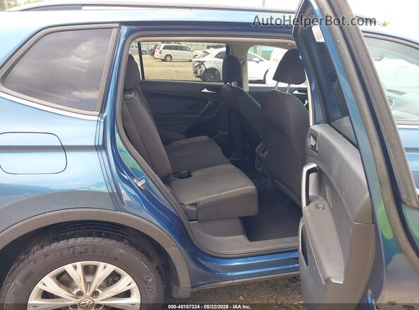 3VV1B7AX6JM028954 2018 VOLKSWAGEN TIGUAN Blue VIN კოდის სტიკერის ხედი