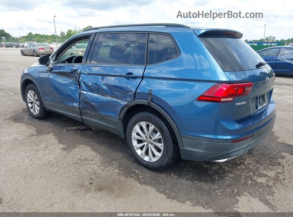 3VV1B7AX6JM028954 2018 VOLKSWAGEN TIGUAN Blue უკანა მარცხენა