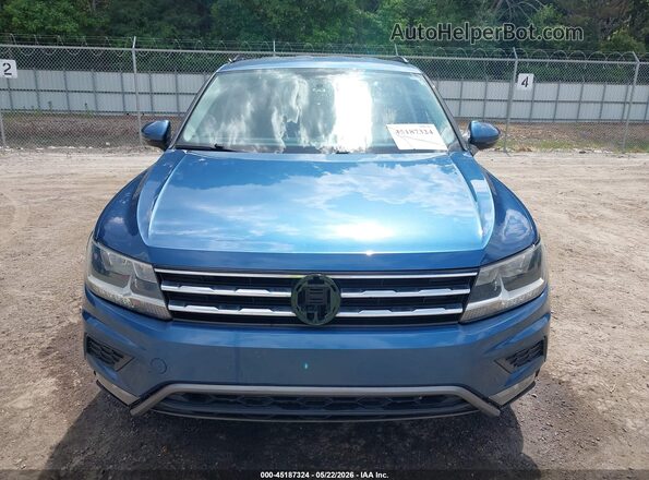 3VV1B7AX6JM028954 2018 VOLKSWAGEN TIGUAN Blue უკანა სალონის ხედი