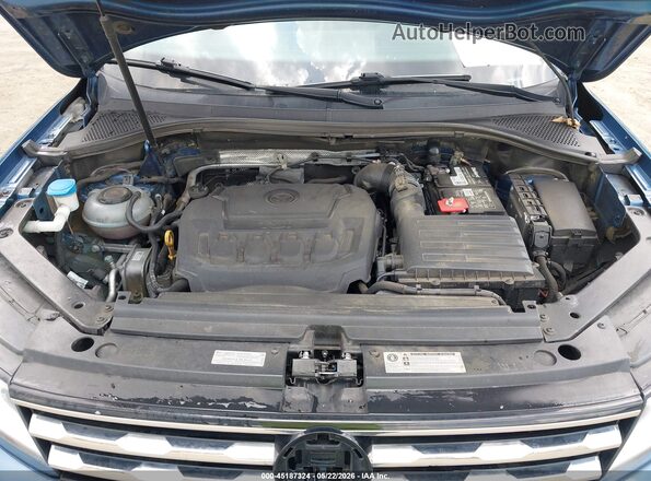 3VV1B7AX6JM028954 2018 VOLKSWAGEN TIGUAN Blue უკანა ხედი